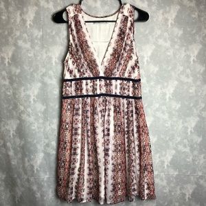 Abercrombie & Fitch vneck floral pattern dress